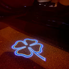 Alfa Romeo Quadrifoglio Verde LOGO PROJECTOT LIGHTS Nr.34 (الكمية 1 = 2 شعار الفيلم / 2 أضواء الباب)