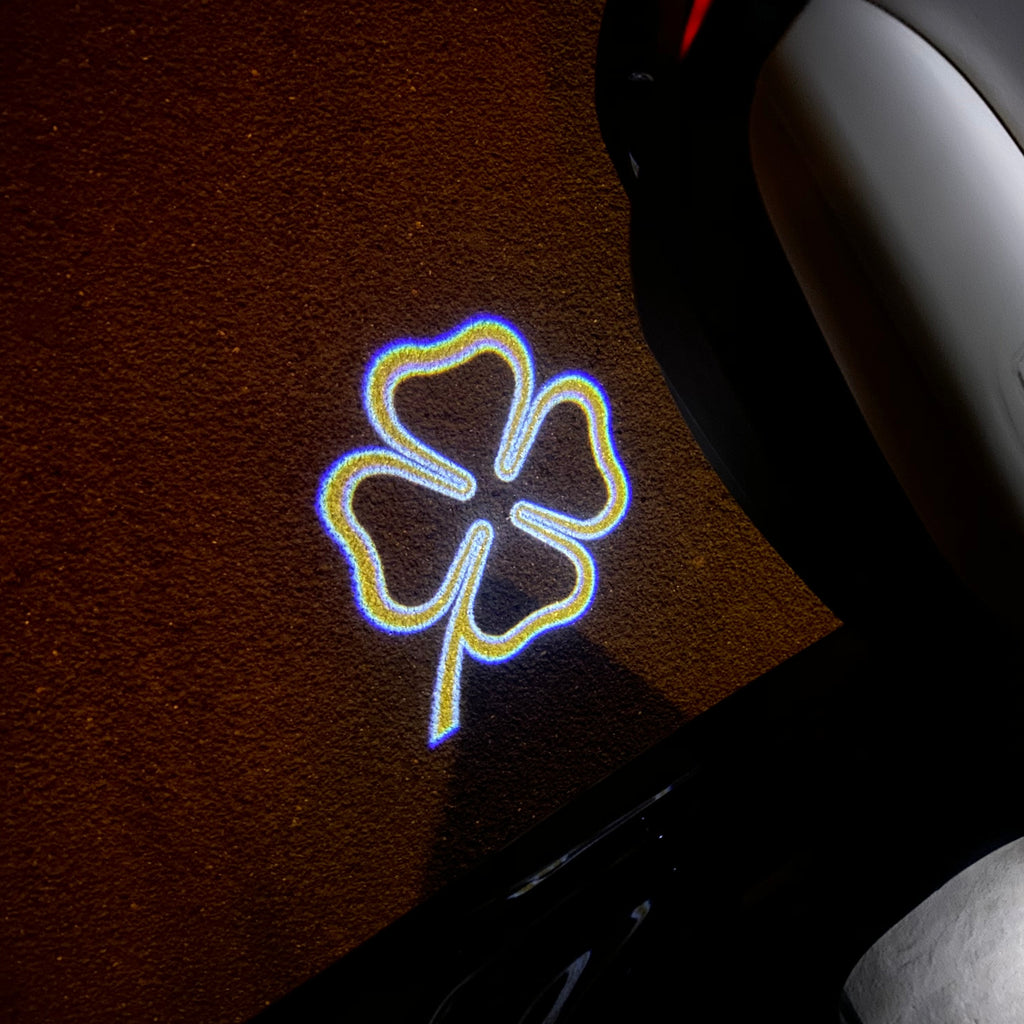 Alfa Romeo Quadrifoglio Verde LOGO PROJECTOT LIGHTS No.33 (quantité 1 = 2 Logo Film / 2 par lumières)