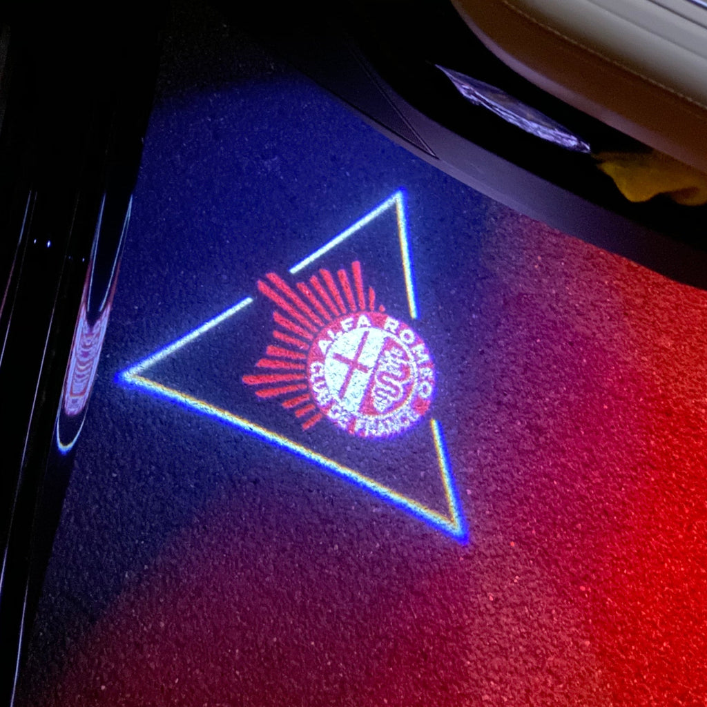Alfa Romeo LOGO PROJECTOT LIGHTS Nr.20 (quantité 1 = 2 Logo Film / 2 feux de porte)
