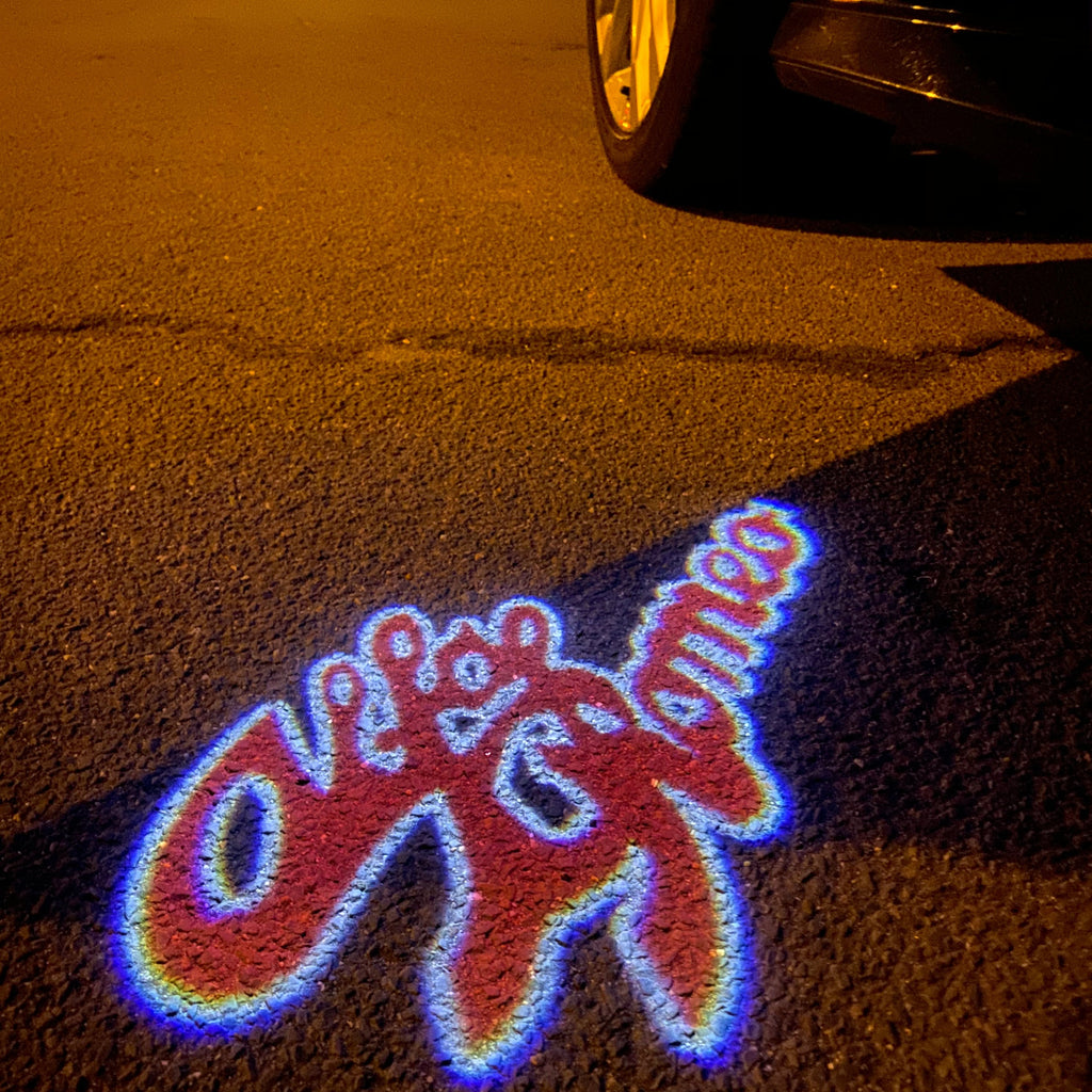 ALFA ROMEO LOGO PROJECTOR LIGHTS Nr.35 (quantité 1 = 2 Film Logo / 2 feux de porte)