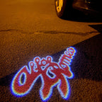ALFA ROMEO LOGO PROJECTOR LIGHTS Nr.35 (quantité 1 = 2 Film Logo / 2 feux de porte)