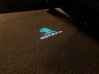 SKODA OCTAVIA LOGO PROJECTOT LIGHTS Nr.78 (quantity  1 =  2 Logo Film /  2 door lights)