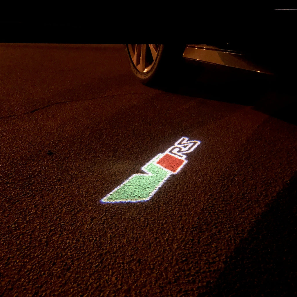SKODA VRS LOGO PROJECTOT LIGHTS Nr.20 (quantité 1 = 2 Logo Film / 2 feux de porte)