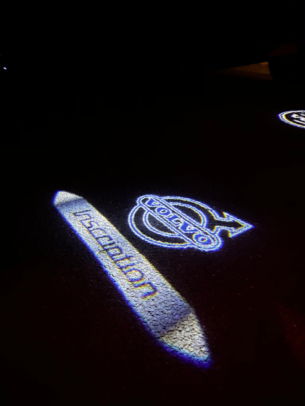 Volvo LOGO PROJECROTR LIGHTS Nr.69 (Menge 1 = 2 Logo Film / 2 Türleuchten)