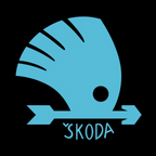 SKODA LOGO PROJECTOT LIGHTS Nr.45 (quantité 1 = 2 Logo Film / 2 feux de porte)