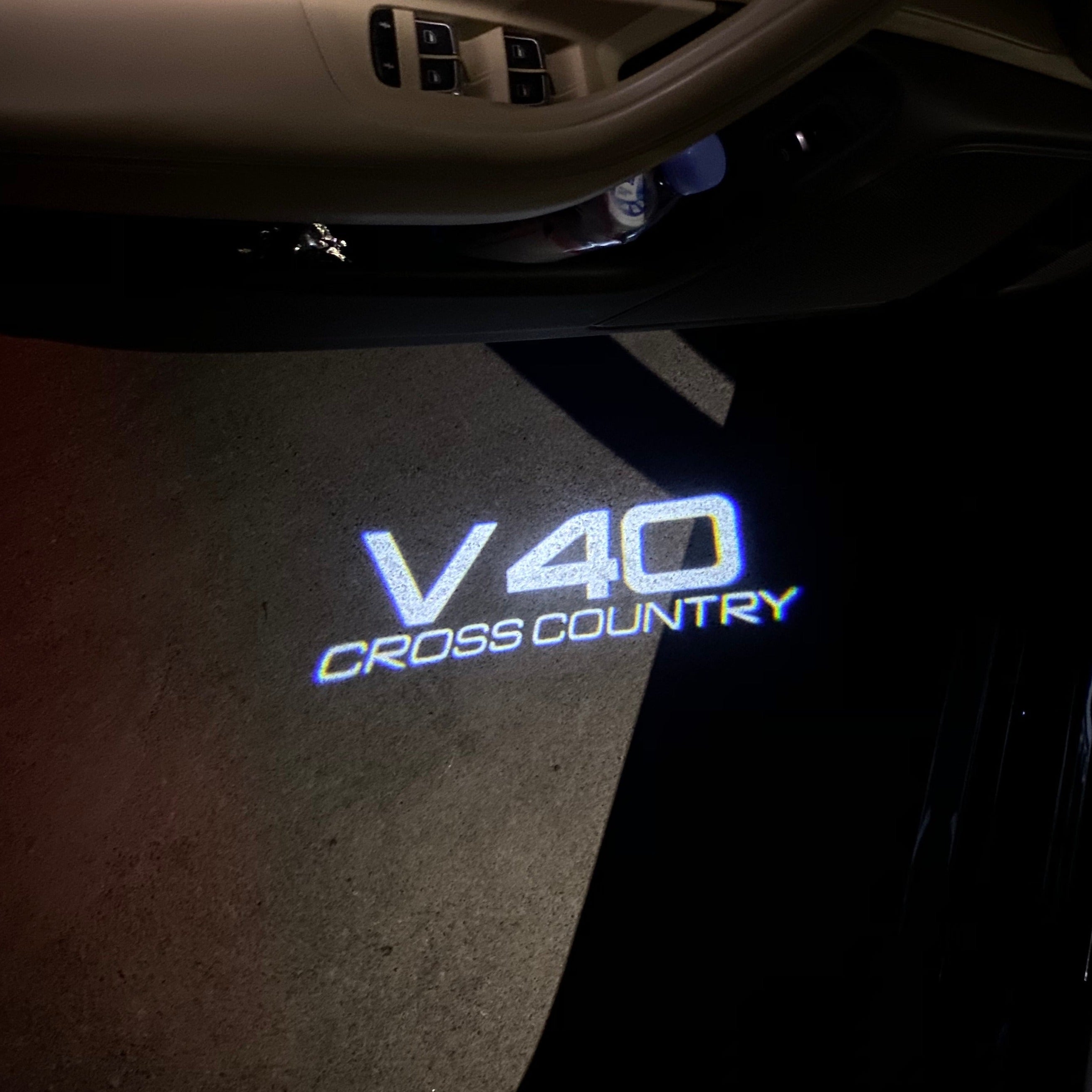Volvo LOGO PROJECROTR LIGHTS Nr.100 (cantidad 1 = 2 logo película / 2 luces de puerta)