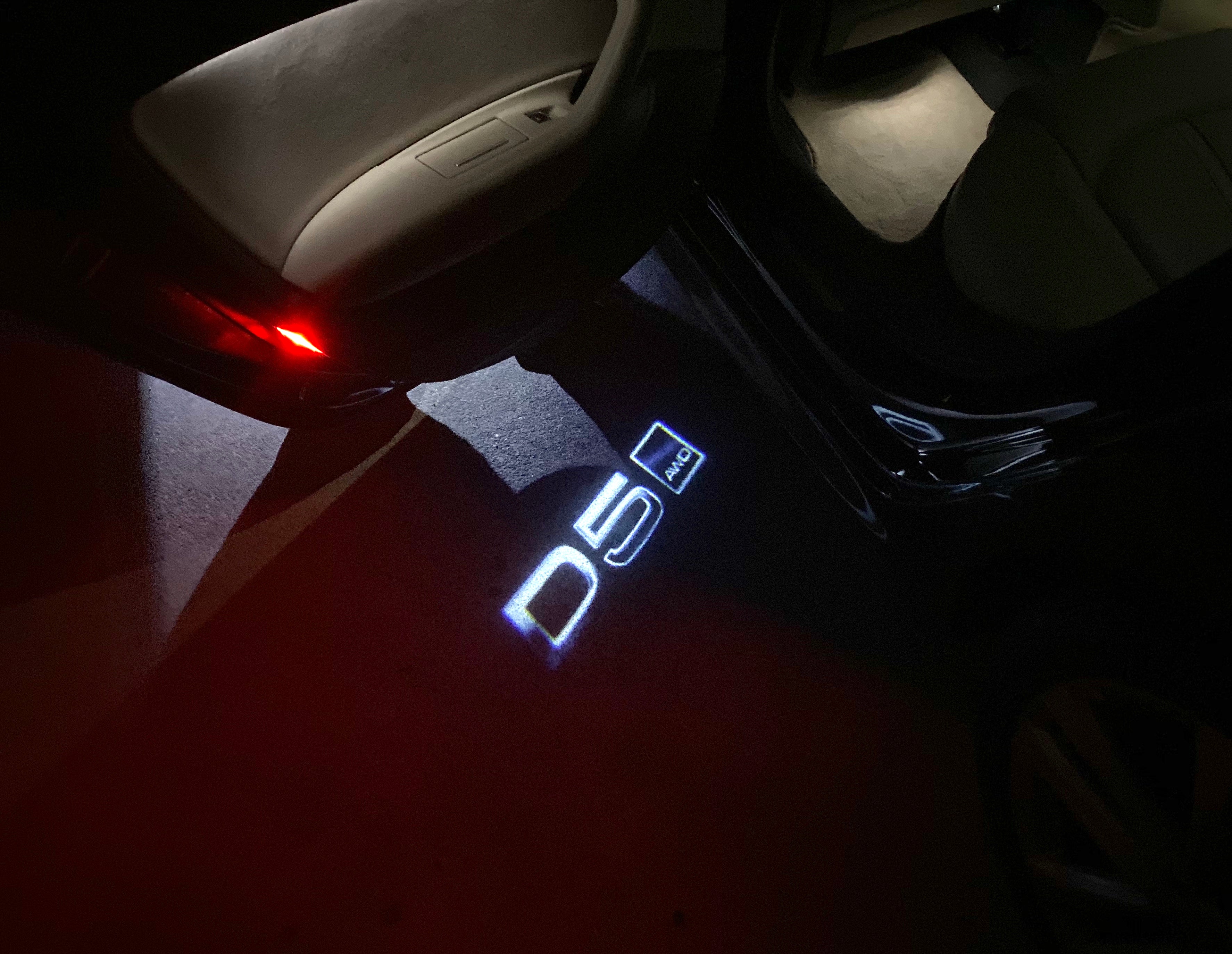 Volvo LOGO PROJECROTR LIGHTS Nr.127 (cantidad 1 = 2 logo película / 2 luces de puerta)