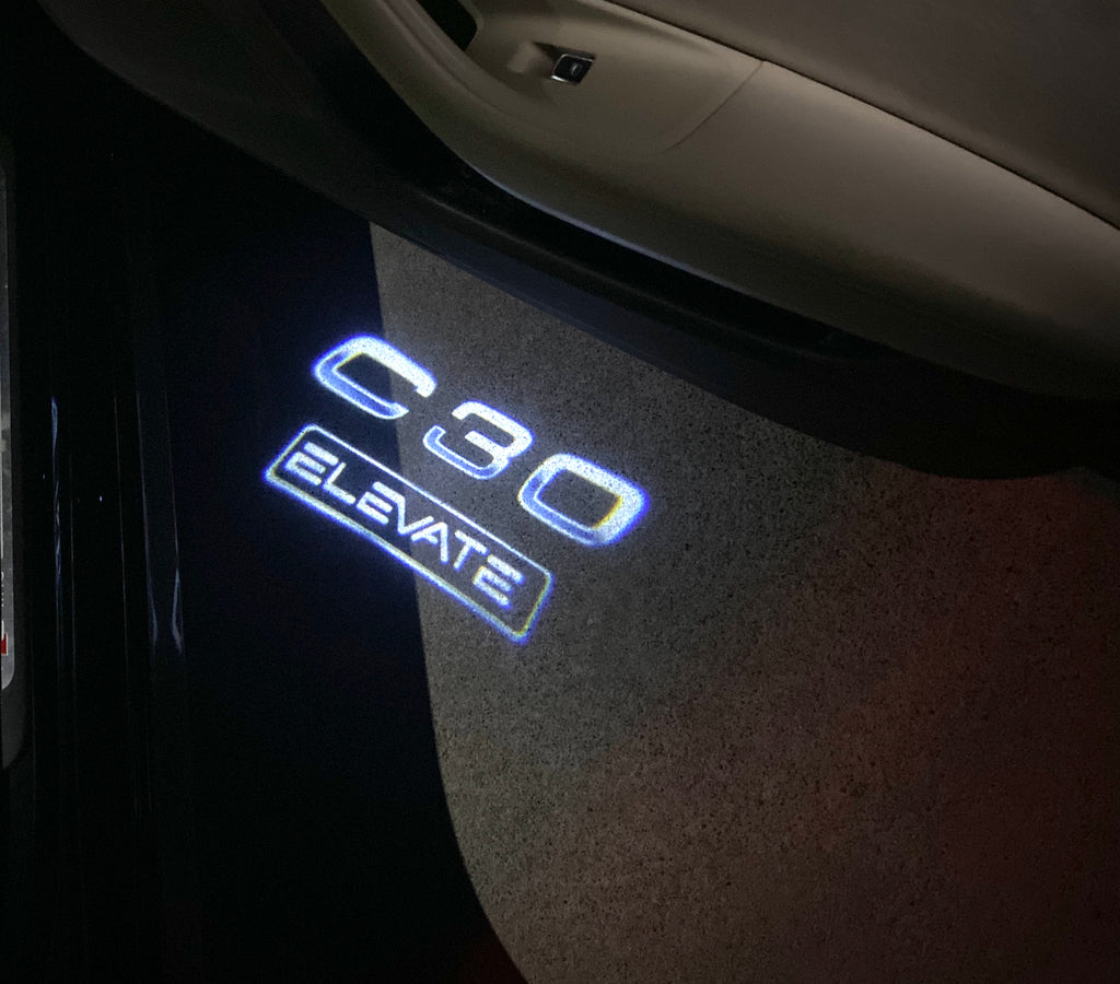 Volvo LOGO PROJECROTR LIGHTS Nr.121 (cantidad 1 = 2 logo película / 2 luces de puerta)