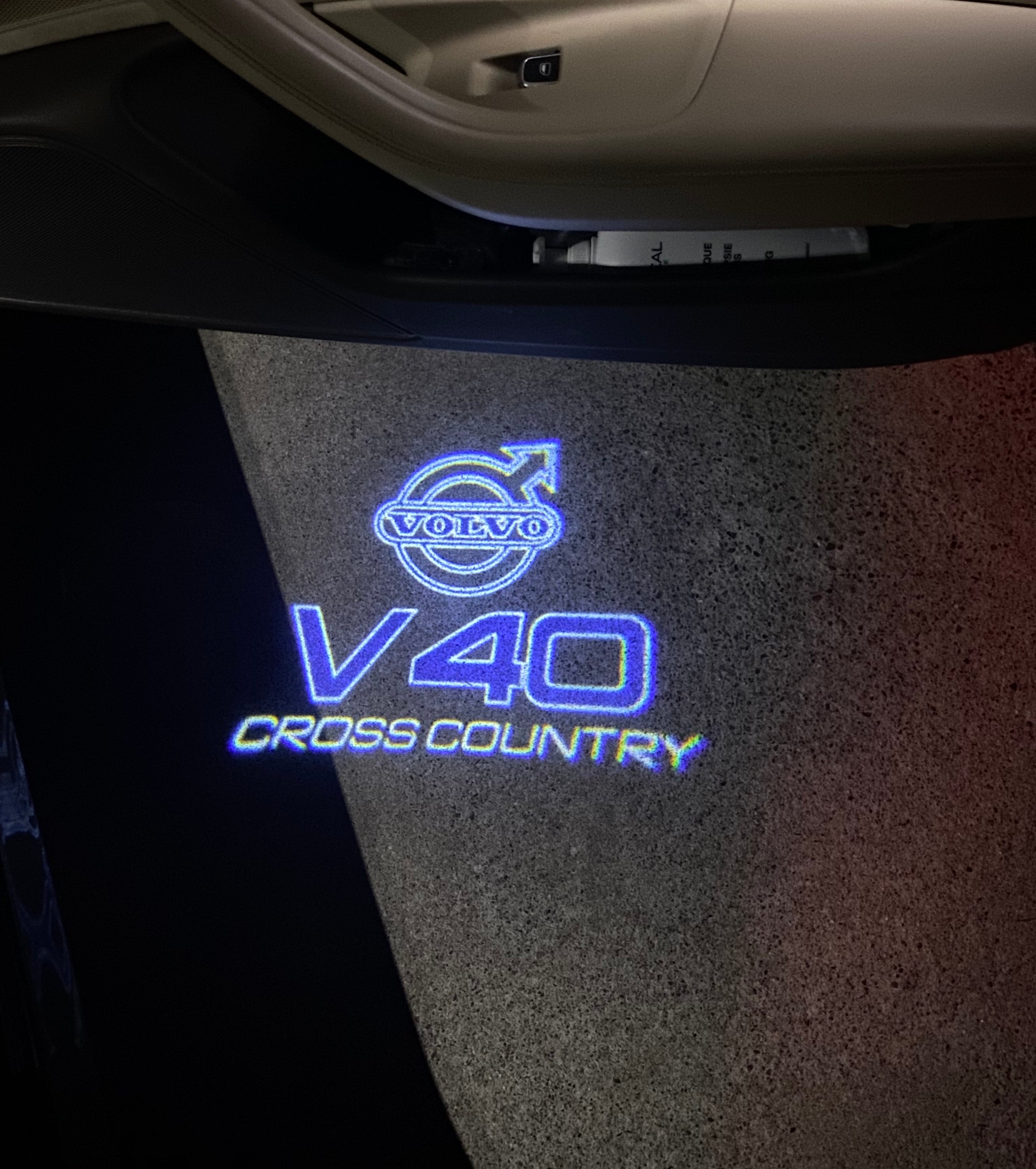 Volvo LOGO PROJECROTR LIGHTS Nr.101 (cantidad 1 = 2 logo película / 2 luces de puerta)