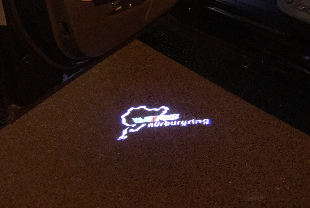 SKODA VRS NÜRBURGRING LOGO PROJECTOR LIGHTS Nr.27 (quantité 1 = 2 Film Logo / 2 lumières de porte)