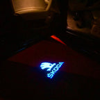 SKODA LOGO PROJECTOR LIGHTS Nr.08 (الكمية 1 = 2 شعار فيلم / 2 مصباح باب)