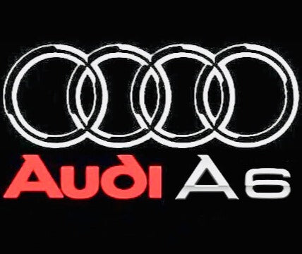 AUDI LOGO PROJECTOT LIGHTS Nr.44 (quantité 1 = 2 Logo Films /2 feux de porte)