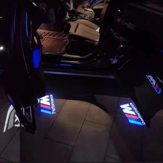BMW LOGO مشروع الاضواء رقم 10. 10 (الكمية 1 = 1 مجموعات / 2 ضوء للباب)
