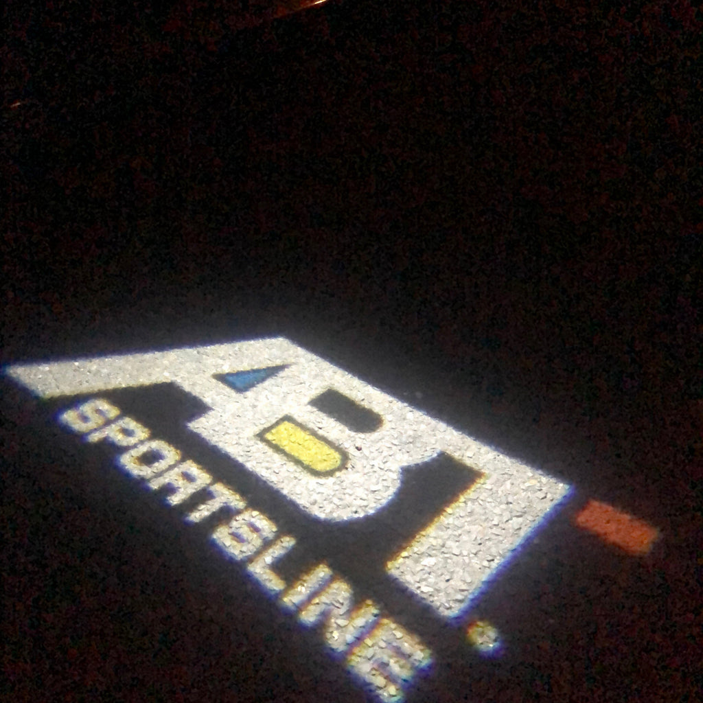 ABT LOGO PROJECTOT LIGHTS Nr.124 (Menge 1 = 2 Logo Film & 2 Türleuchten)