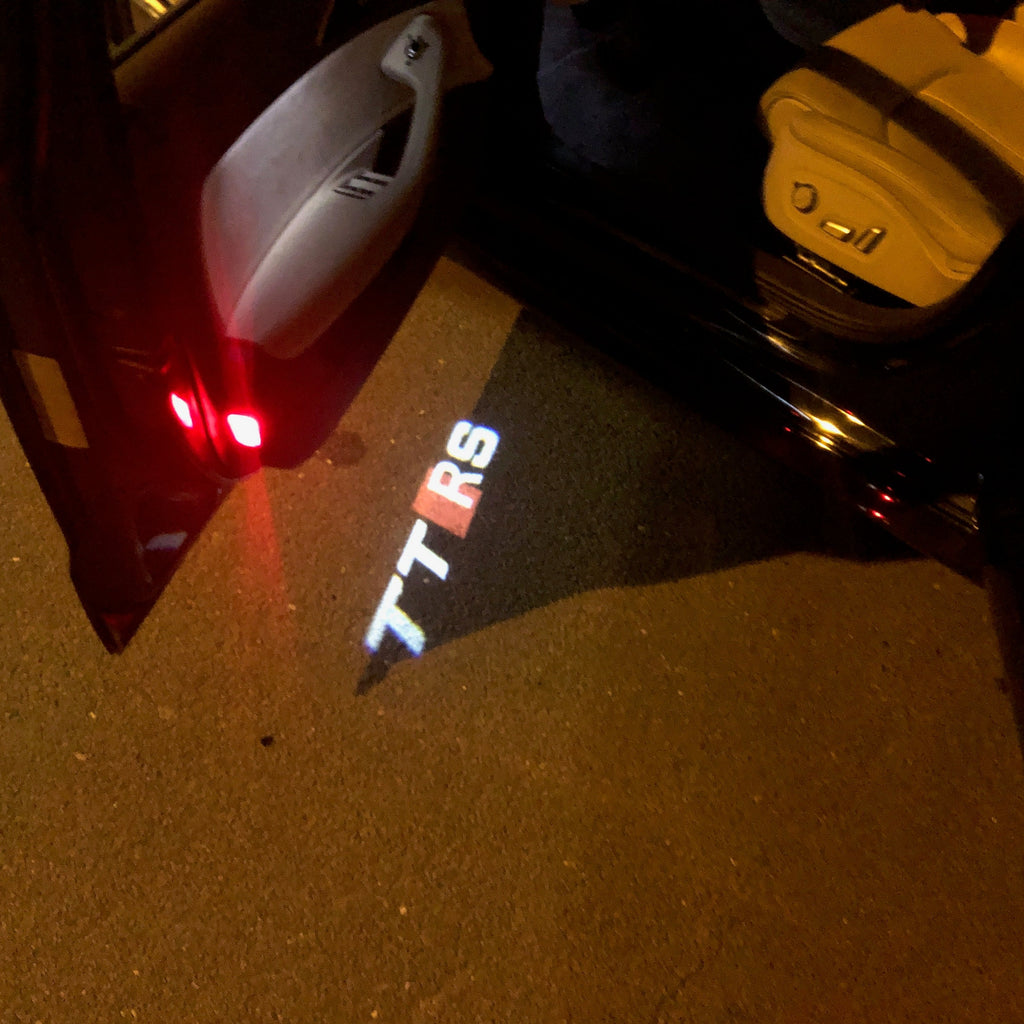 AUDI TTRS LOGO PROJECROTR LIGHTS Nr.22 (quantità 1 = 2 Logo Films /2 luci porta)