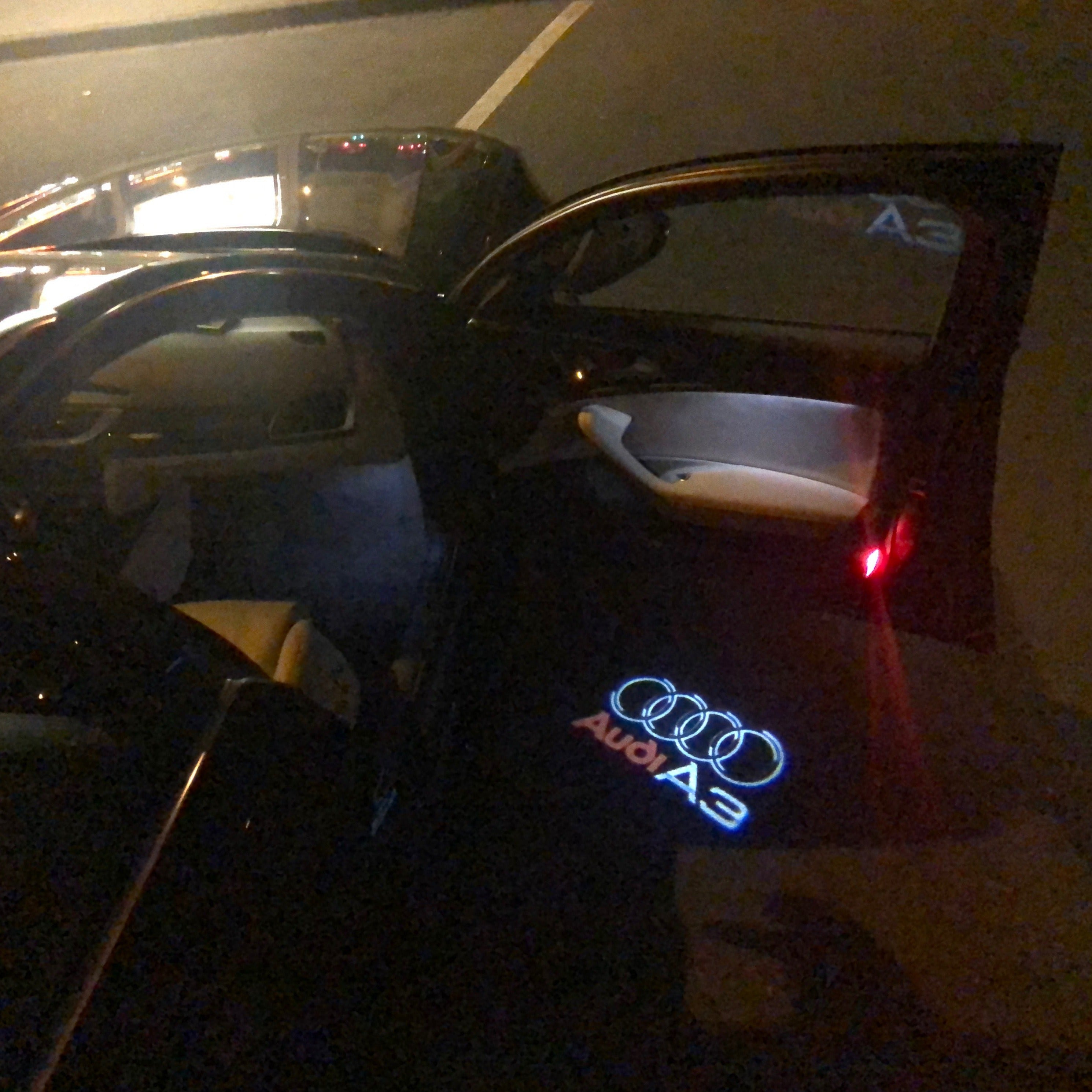 AUDI LOGO PROJECTOT LIGHTS Nr.41 (quantità 1 = 2 Logo Films /2 luci porta)