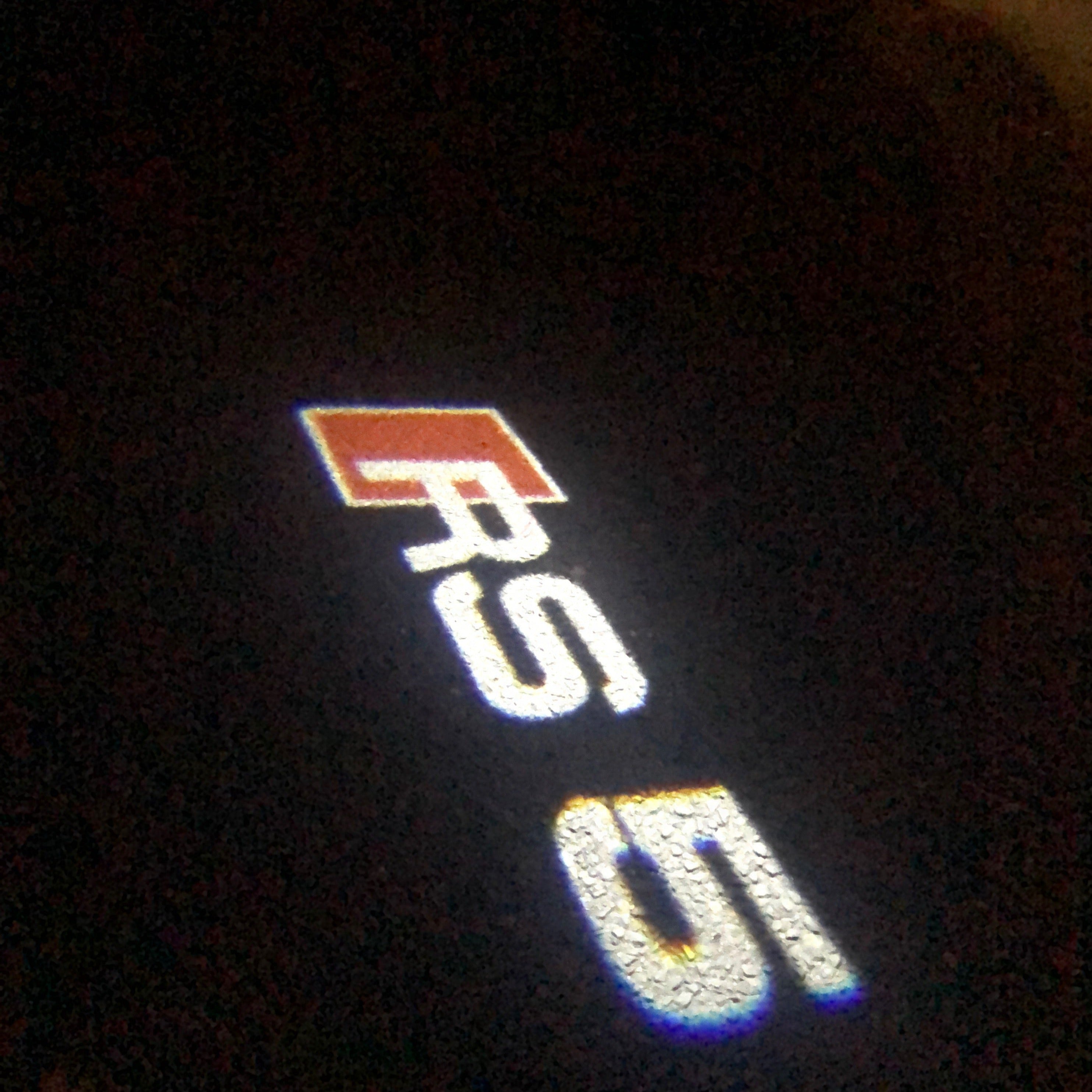 AUDI LOGO PROJEKTOT LIGHTS Nr.54 (Menge 1 = 2 Logo Films /2 Türlichter im Kombi-Raum 652899;