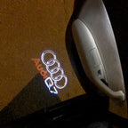 LUCI AUDI LOGO PROJECTOT Nr.49 (quantità 1 = 2 Pellicole Logo / 2 luci porta）