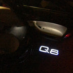 AUDI LOGO PROJECTOT LIGHTS Nr.102 (Menge 1 = 2 Logofolien /2 Türleuchten)