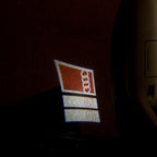 AUDI LOGO PROJECTOT LIGHTS Nr.103 (quantité 1 = 2 Logo Films /2 feux de porte)