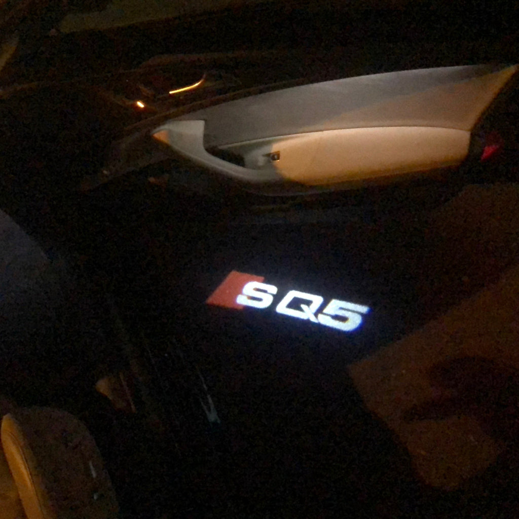 AUDI LOGO PROJECT LIGHTS Nr.58 (quantità 1= 2 Logo Films /2 porta luci）