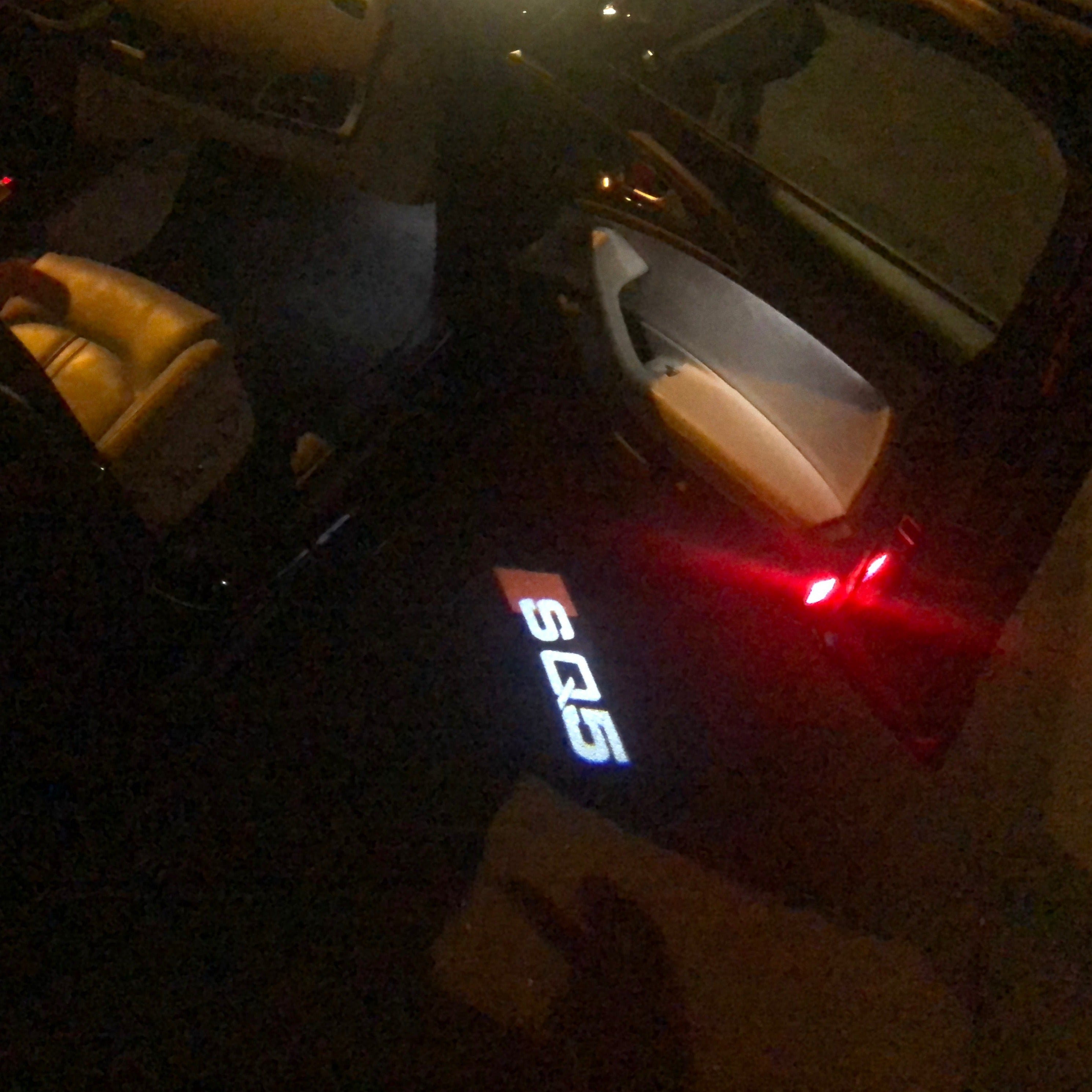 AUDI LOGO PROJECT LIGHTS Nr.58 (quantità 1= 2 Logo Films /2 porta luci）