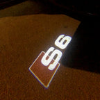 AUDI LOGO PROJECTOT LIGHTS Nr.27 (Menge 1 = 2 Logofolien /2 Türleuchten)