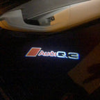 AUDI LOGO PROJECTOT LIGHTS Nr.90 (Menge 1 = 2 Logofolien /2 Türleuchten)