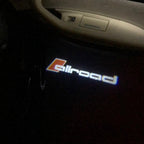 AUDI allroad LOGO PROJEKTORLEUCHTEN Nr.03 (Anzahl 1 = 2 Logo Folien / 2 Türleuchten)