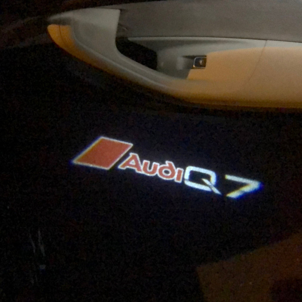LAMPES DE PROJECTEUR AUDI LOGO Nr.82 (quantité 1 = 2 films de logo / 2 lumières de porte)
