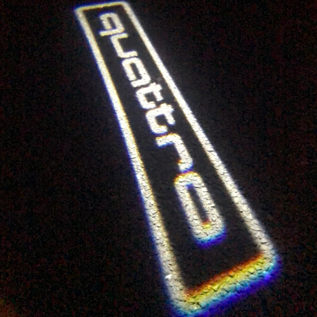 AUDI LOGO PROJECTOT LIGHTS Nr.85 (quantità 1 = 2 Logo Films /2 luci porta)