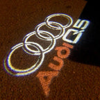 PROJECTEUR AUDI LOGO LIGHTS Nr.48 (quantité 1 = 2 Logo Films / 2 portes lumières)