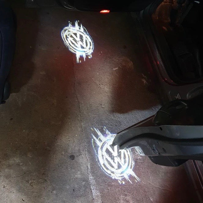 Feux de porte Volkswagen Logo Nr. 146 (quantité 1 = 2 film logo / 2 feux de porte)
