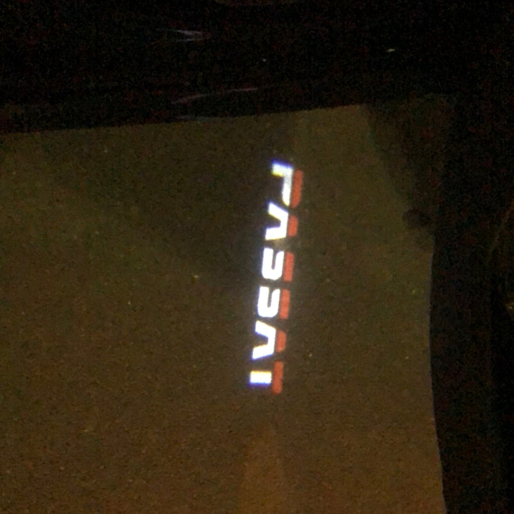 Volkswagen Door lights PASSAT Logo No. 94 (quantité 1 = 2 Logo Films /2 par lumières)