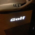 Volkswagen Türleuchten GOLF Logo Nr.46 (Menge 1 = 2 Logofolien /2 Türleuchten)