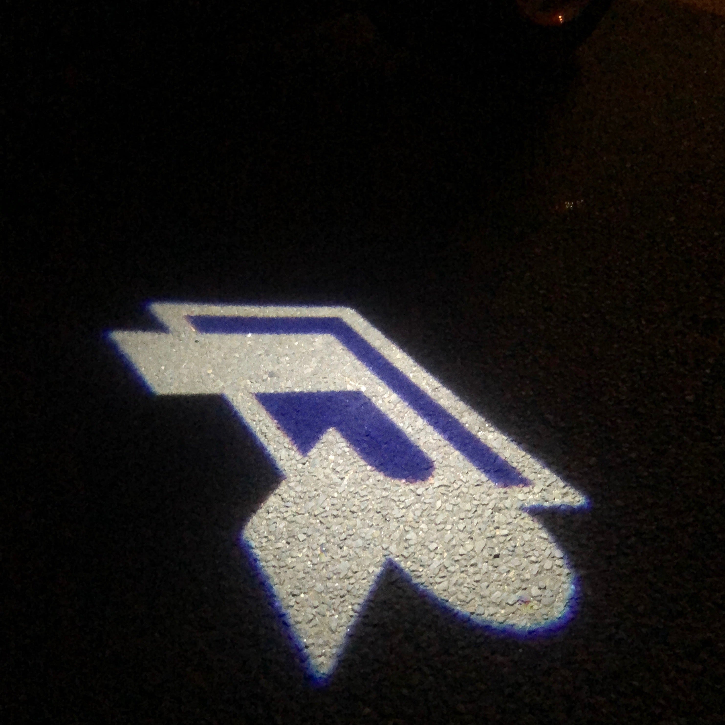 Volkswagen door LAMP R Line logo No. 51 (Number 1 = 2 logotipos Film / 2 door LAMP)
