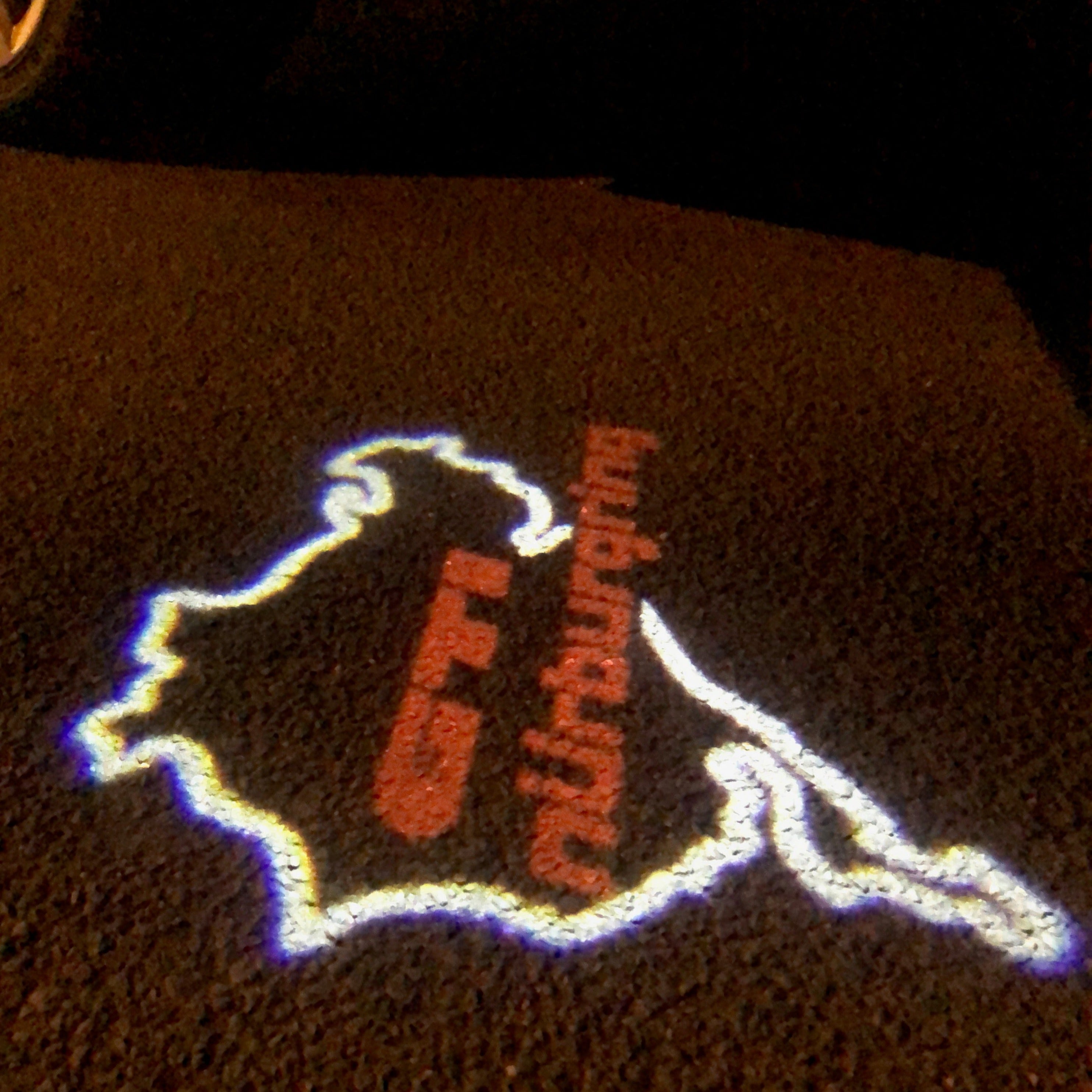 Volkswagen Luci porta GTI NÜRBURGRING Logo (quantità 1 = 2 Logo Pellicole / 2 luci porta） Nr.59