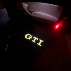 Volkswagen Türleuchten GTI Logo Nr. 48 (Menge 1 = 2 Logofolien /2 Türleuchten)