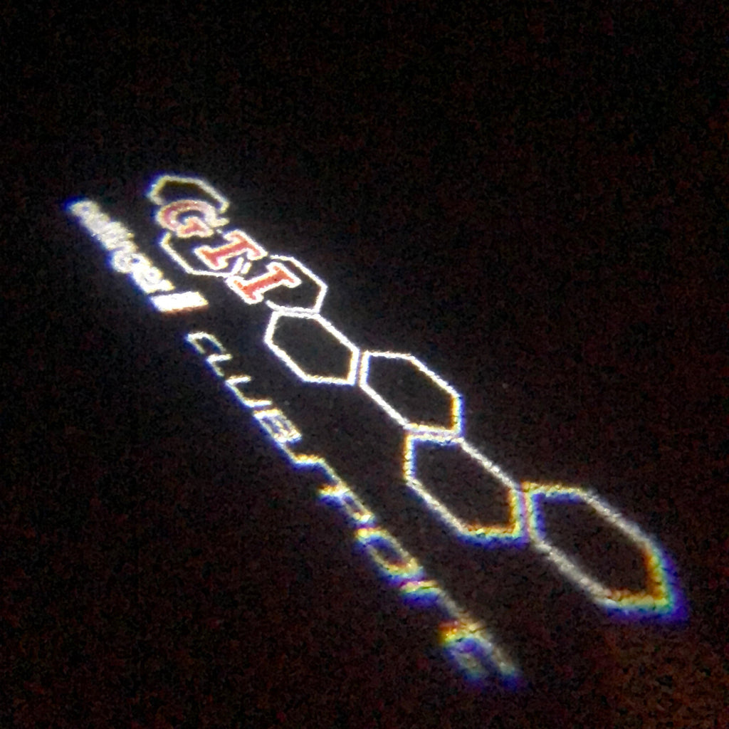Volkswagen GTI door LAMP logo No. 21 (quantity 1 = 2 logo Film / 2 door LAMP)