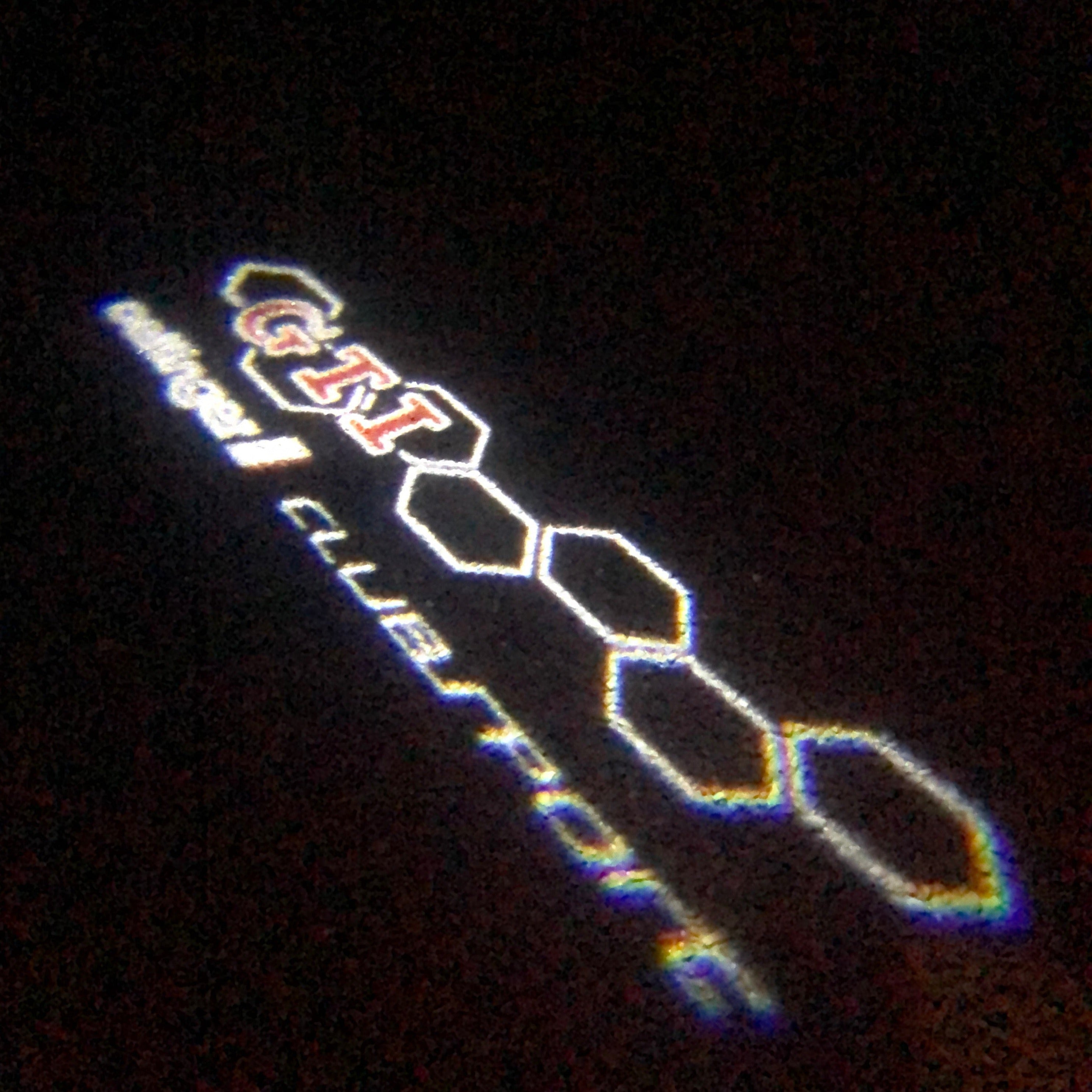 Volkswagen GTI door LAMP logo No. 21 (quantity 1 = 2 logo Film / 2 door LAMP)