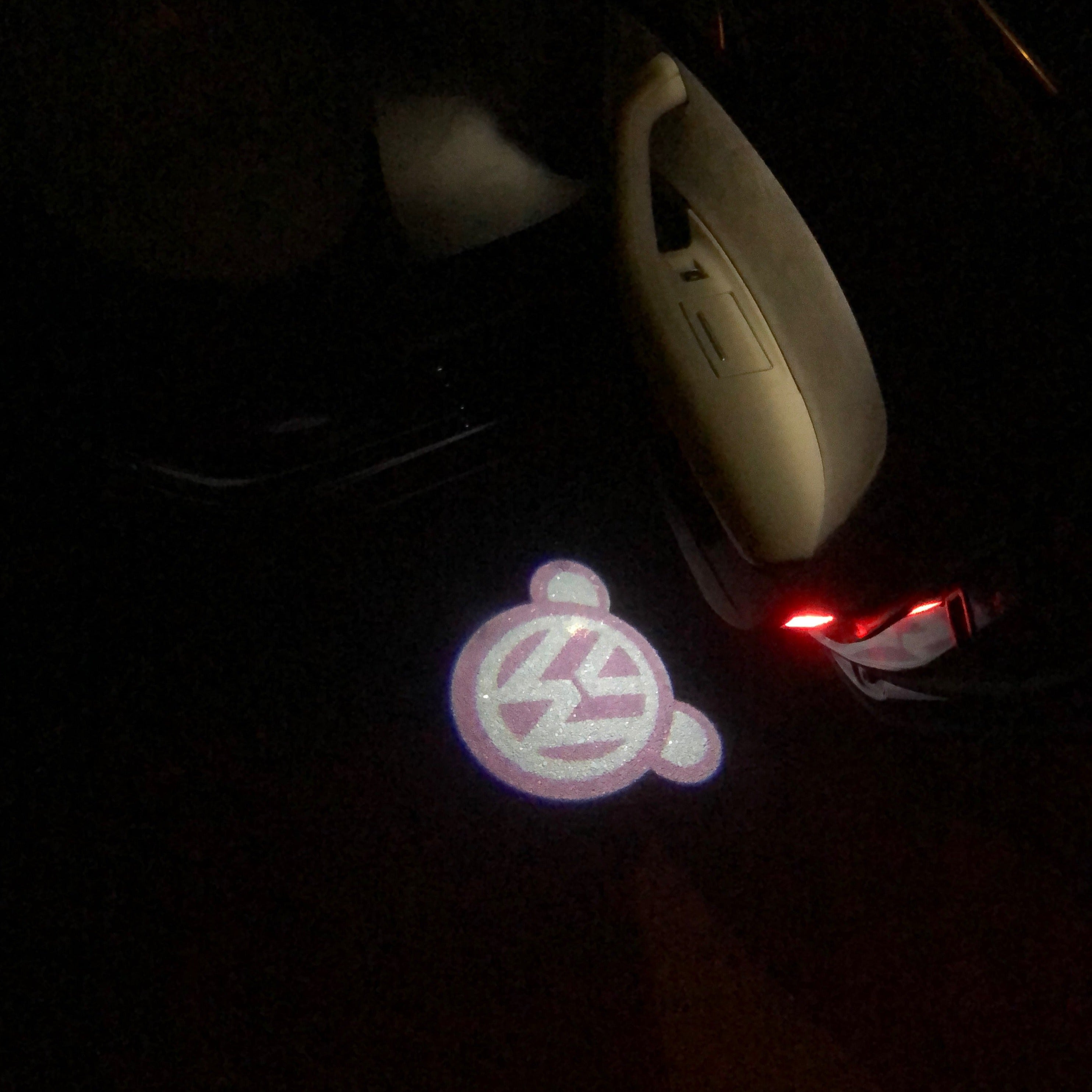 Volkswagen Door lights Logo Nr. 12 (cantidad 1 = 2 logo films /2 luces de puerta)