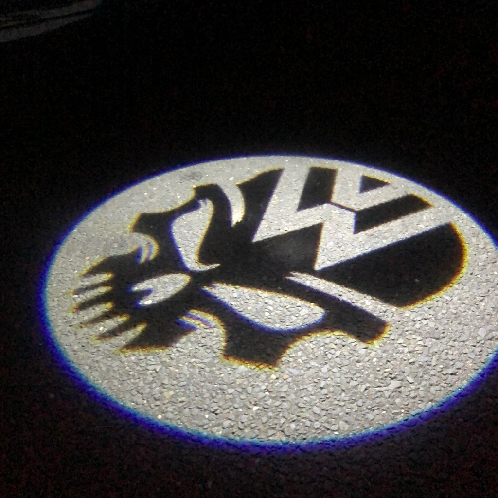Volkswagen Türleuchten Logo Nr. 14 (Menge 1 = 2 Logofolien /2 Türleuchten)