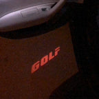 Volkswagen Türleuchten GOLF Logo Nr. 49 (Menge 1 = 2 Logo Folien /2 Türleuchten)
