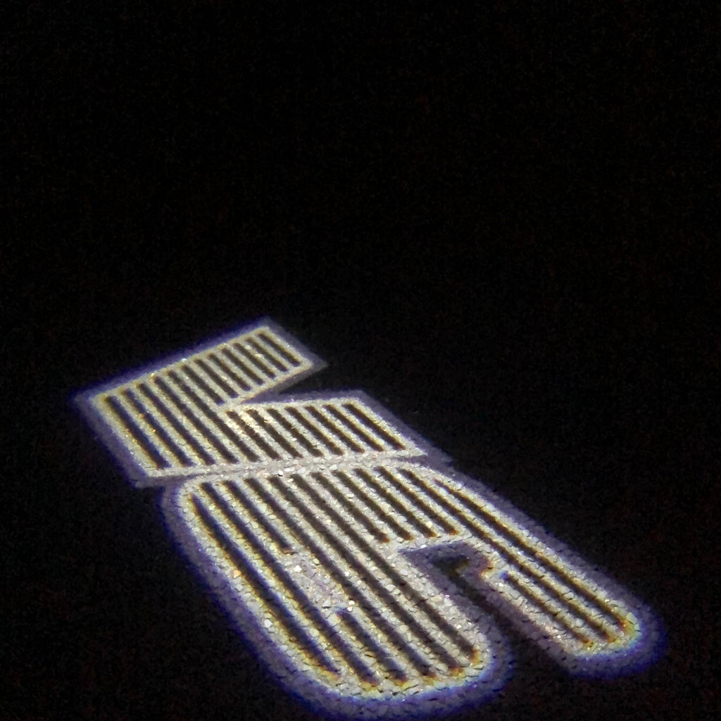 Volkswagen Türleuchten V6 Logo Nr. 69 (Menge 1 = 2 Logofolien /2 Türleuchten)