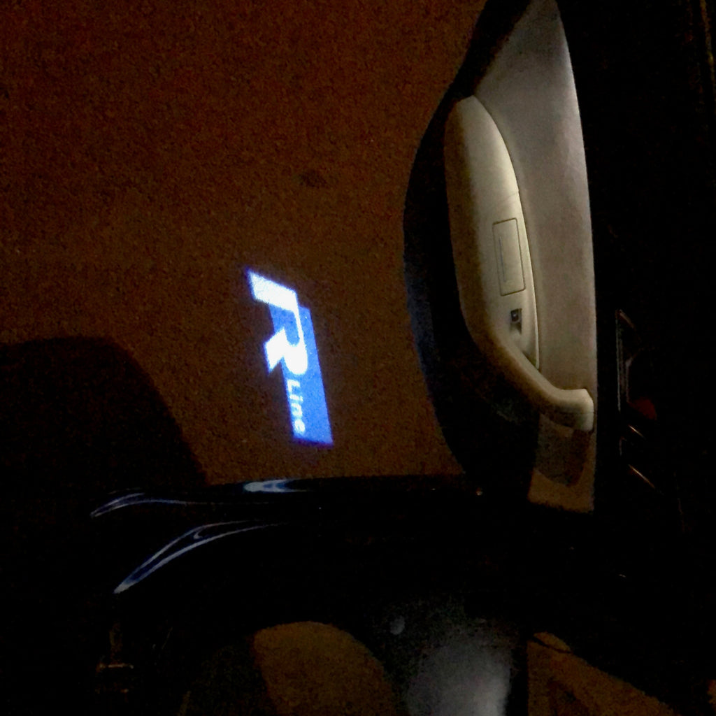 Volkswagen Porta luci R LINE Logo Nr. 53 (quantità 1 = 2 Logo Film /2 luci)
