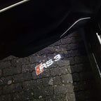 AUDI LOGO PROJECTOT LIGHTS Nr.52 (quantité 1 = 2 Logo Films /2 feux de porte)
