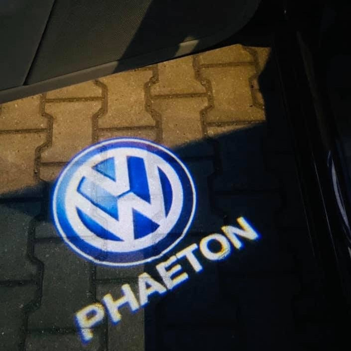 Volkswagen Door allume le logo PHAETON n° 76 (quantité 1 = 2 Logo Films /2 par lumières)