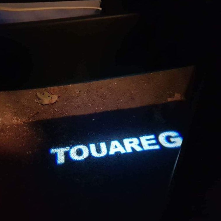 Volkswagen Door lights TOUAREG Logo Nr. 39 ( quantité 1 = 2 Logo Film / 2 feux de porte)