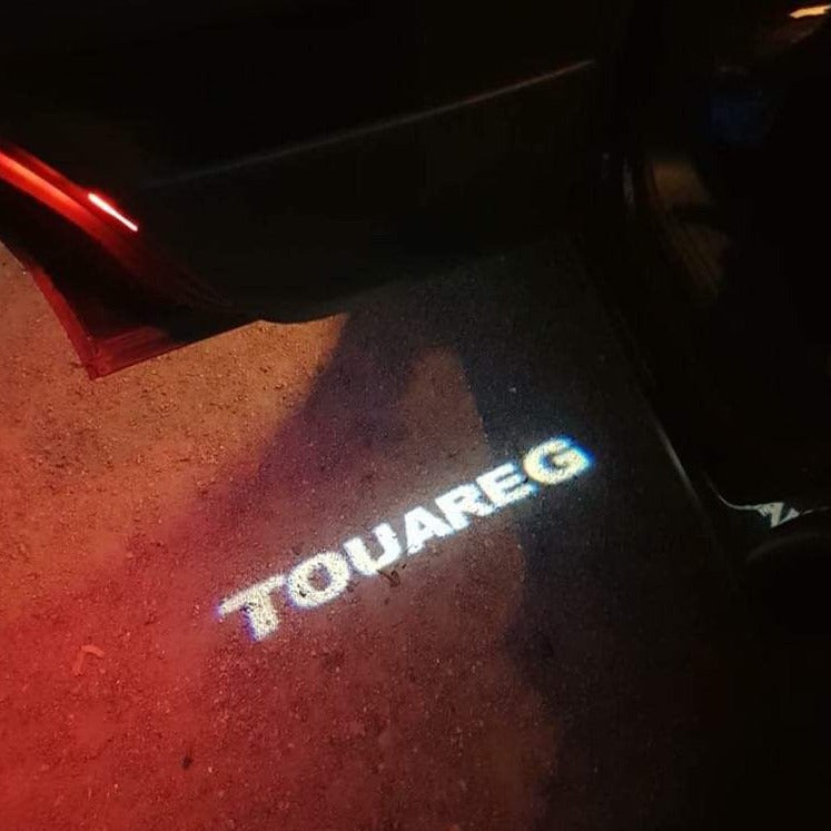 Volkswagen Door lights TOUAREG Logo Nr. 39 (cantidad 1 = 2 logo película / 2 luces de puerta)