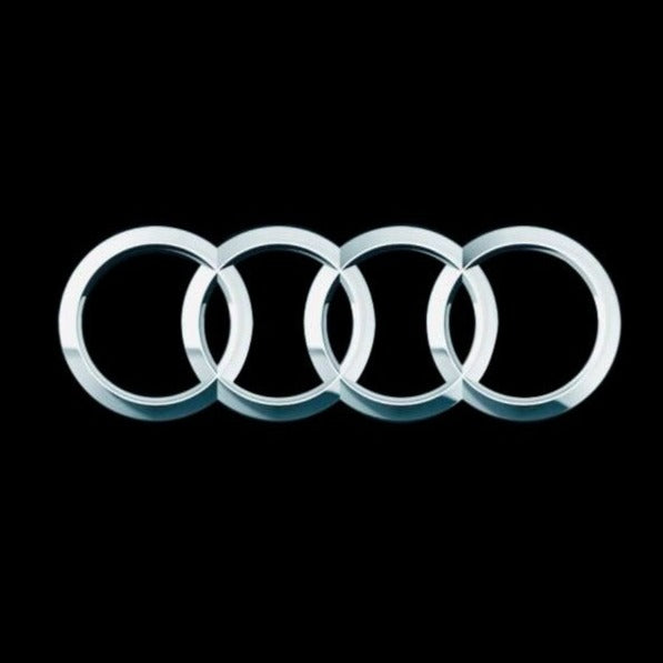 AUDI LOGO PROJECTOT LIGHTS Nr.04 (Menge 1 = 2 Logo Films / 2 Türlichter）